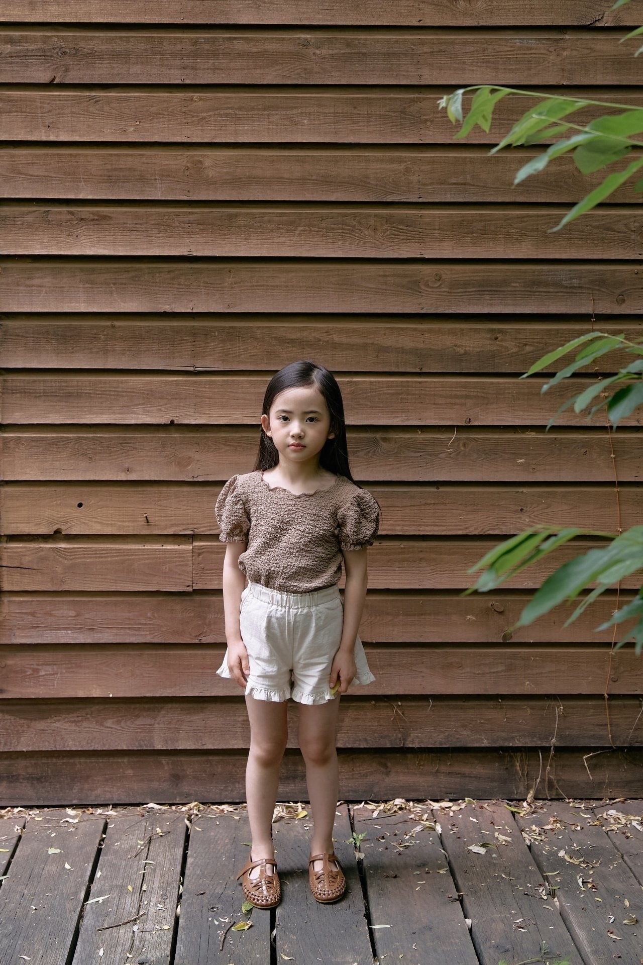 Linen Frill Shorts