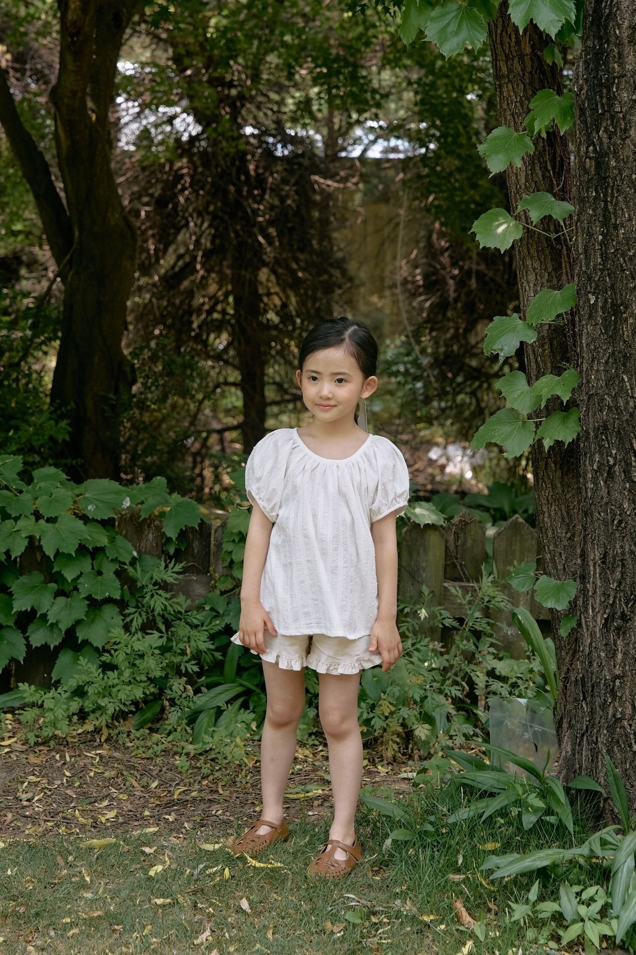 Linen Frill Shorts