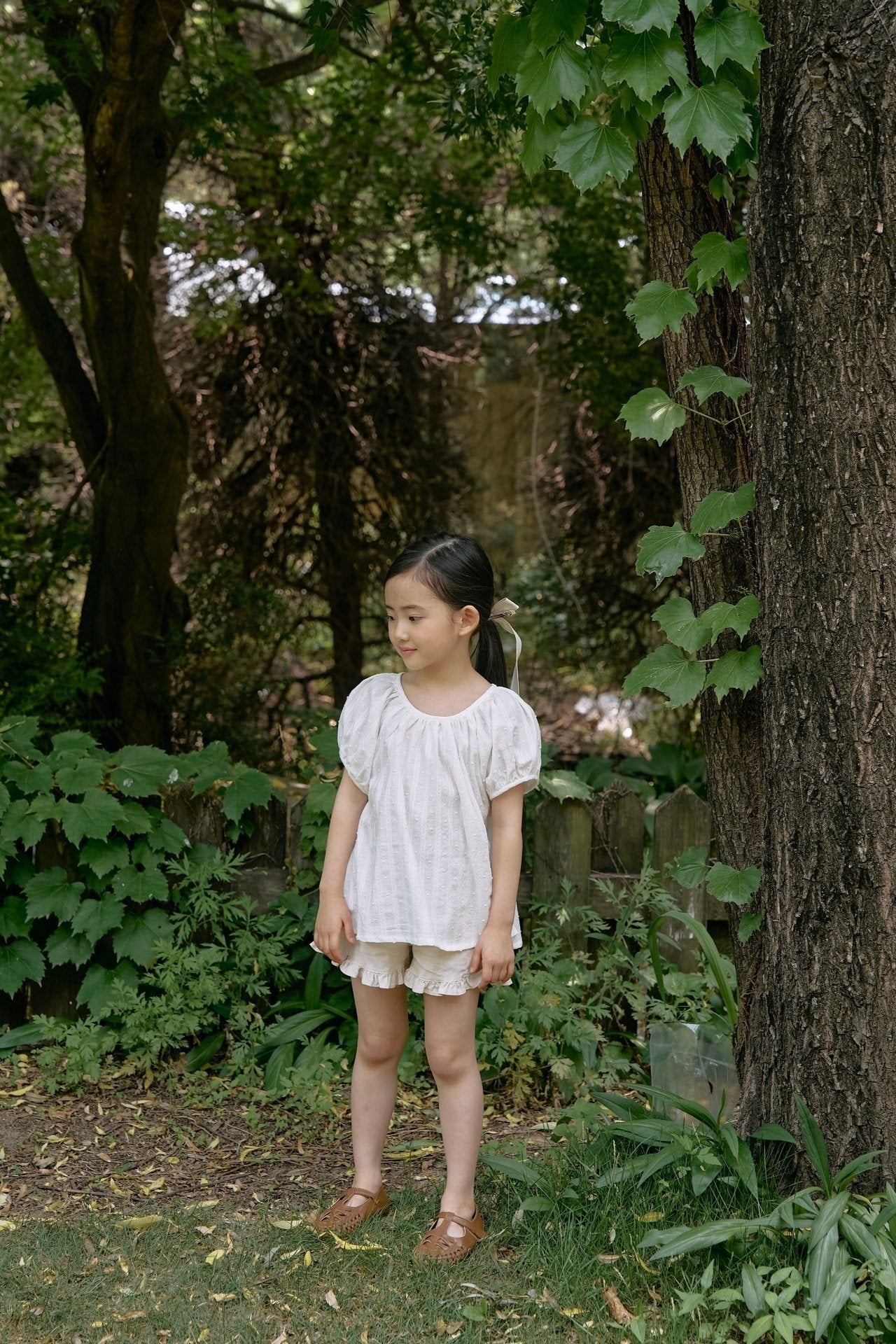 Linen Frill Shorts