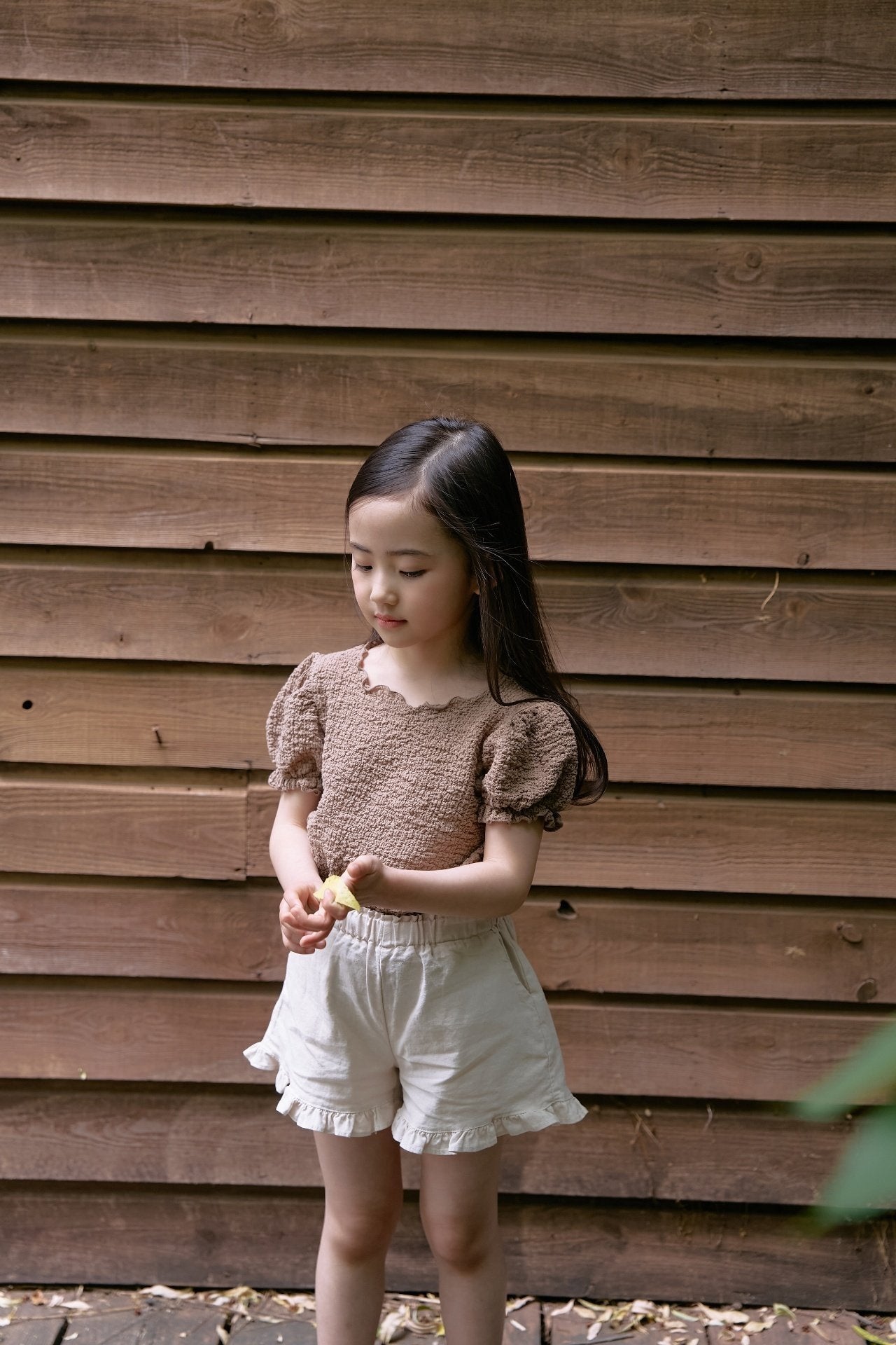 Linen Frill Shorts