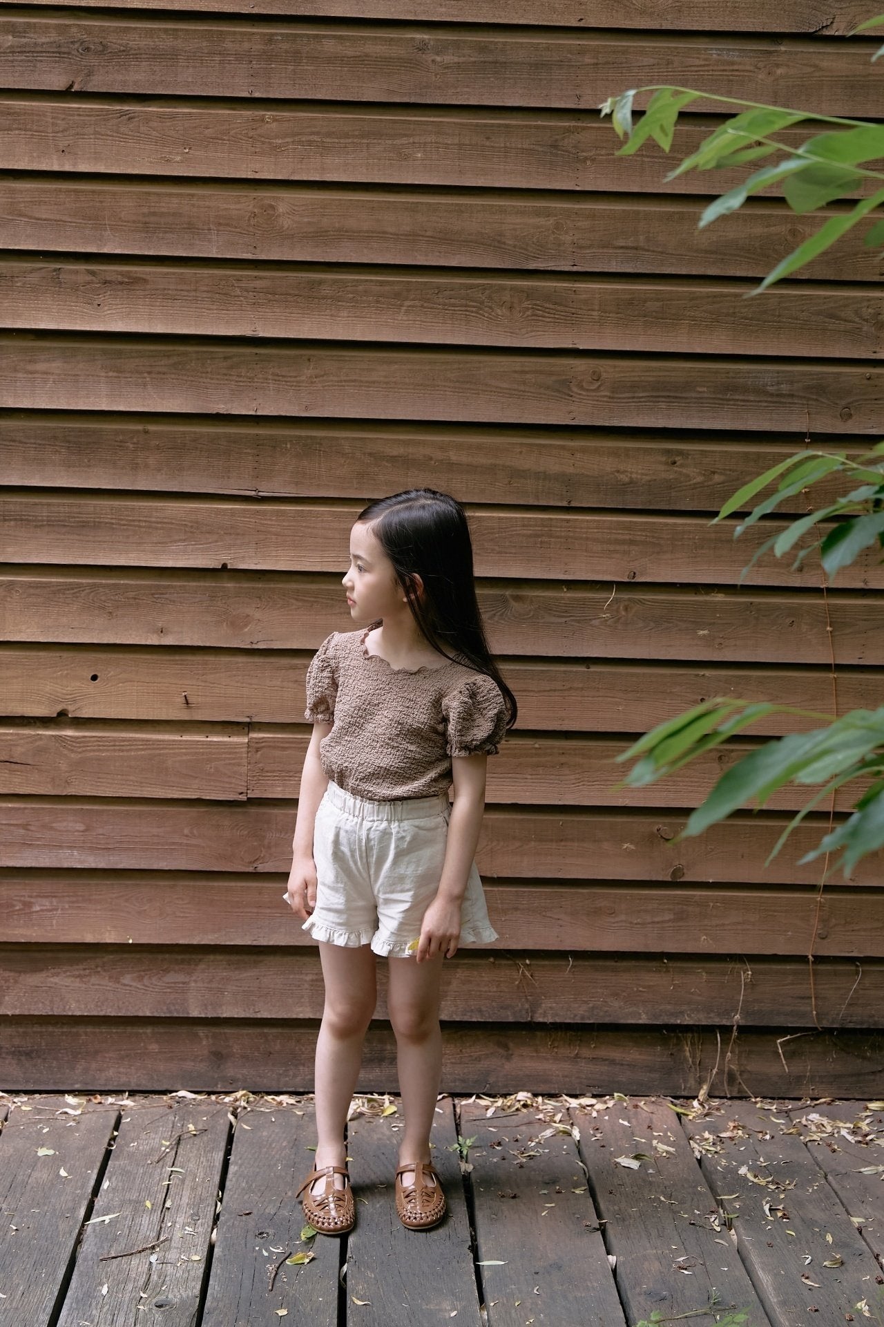 Linen Frill Shorts
