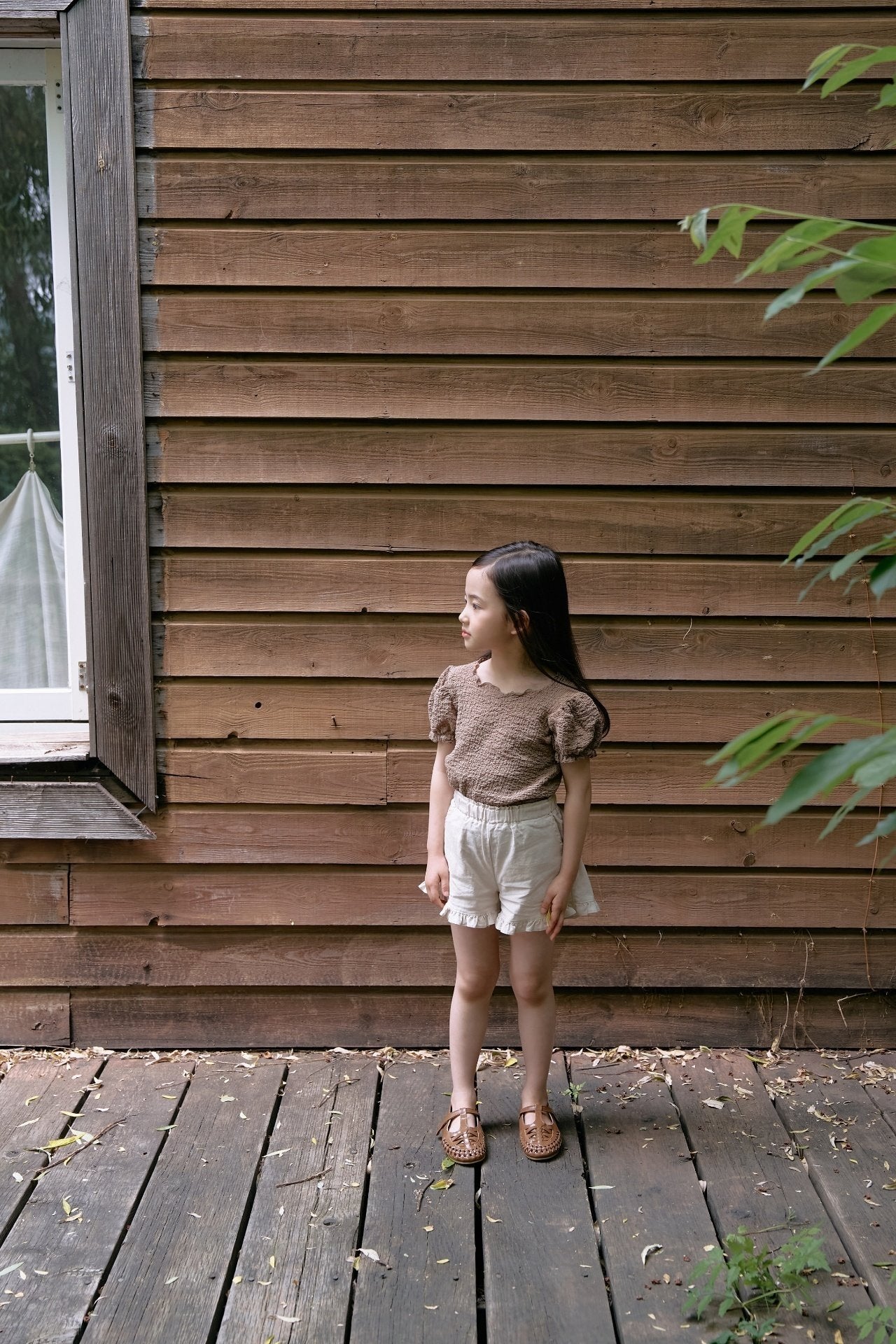 Linen Frill Shorts